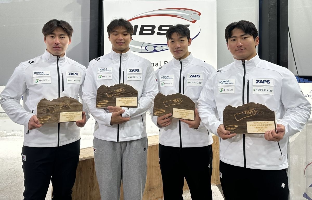 한국 동계종목 호황…봅슬레이 첫 월드컵 메달·쇼트트랙 메달 러시
