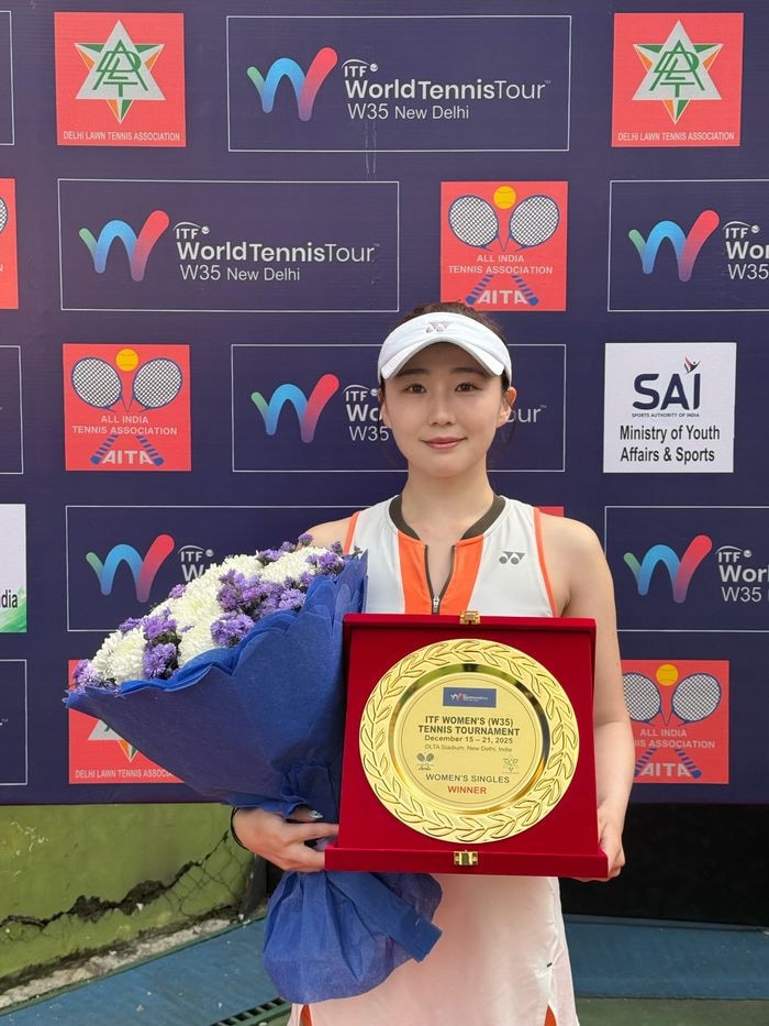박소현, ITF 뉴델리 W35 우승 시즌 3승·커리어 하이 눈앞