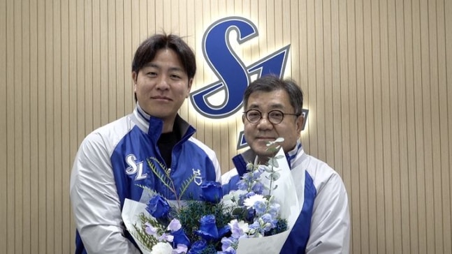 강민호, 삼성 잔류 선택 "왕조 삼성, 다시 팬들과 함께”