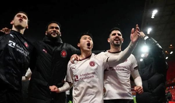 조규성, 노팅엄 원정 결승 헤더 미트윌란 유로파 16강 1차전 1-0 승