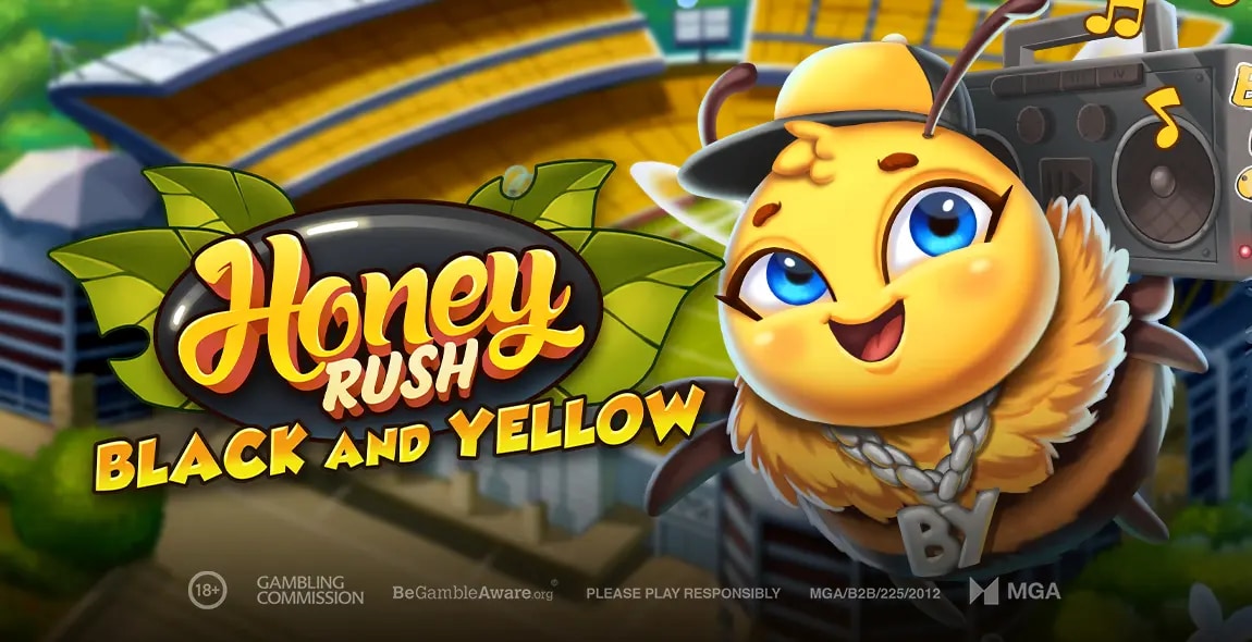 Play'n GO, Honey Rush Black and Yellow 출시 Wiz Khalifa 공식 라이선스 트랙 결합