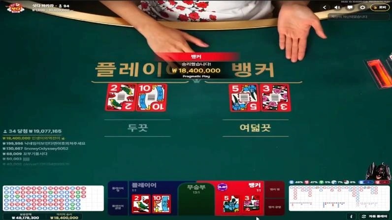 인생 섯다 연승잘맞네 족보 더나와서 사이드까지 많이받았으면 더좋았겠다 까비!