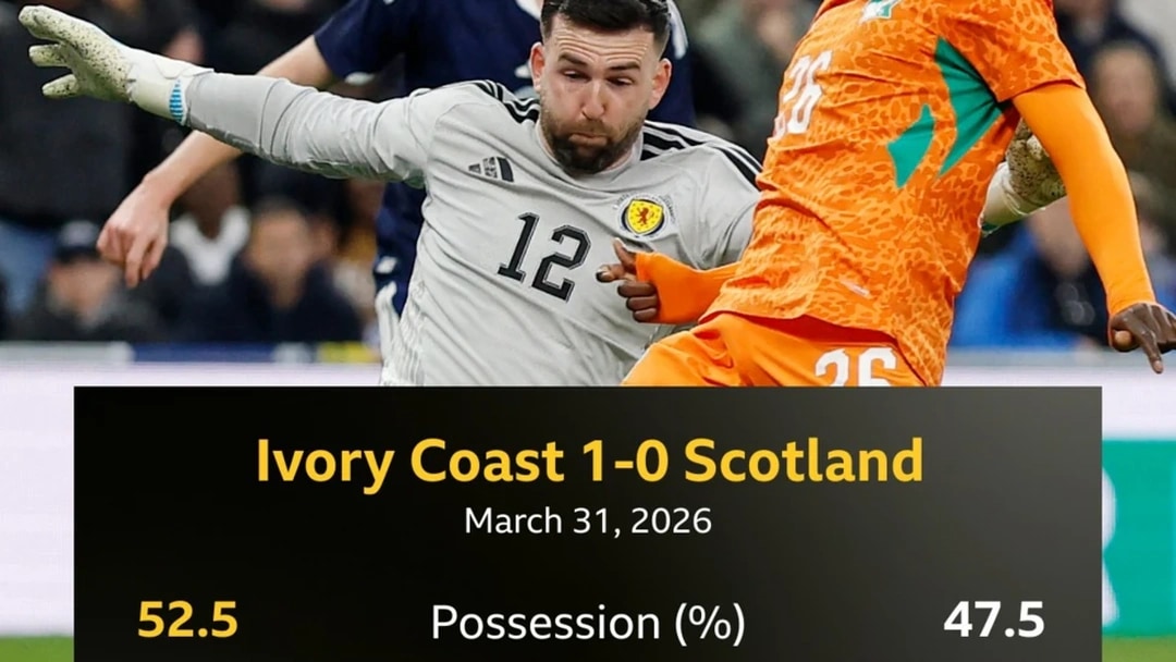 코트디부아르, 스코틀랜드에 1-0 승리