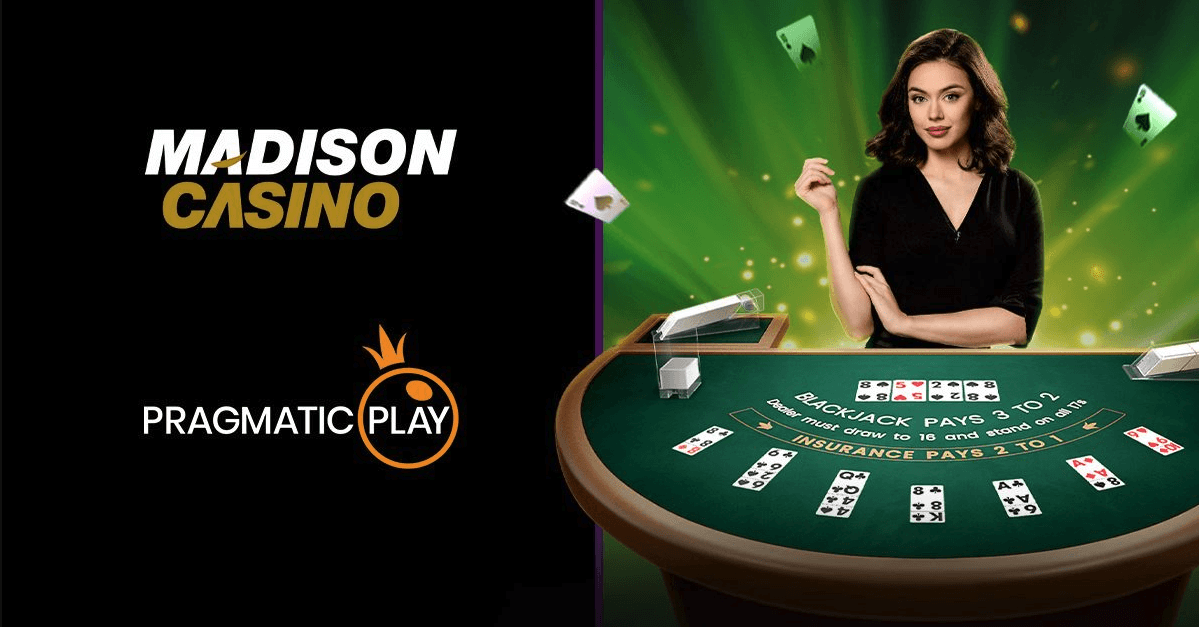 PRAGMATIC PLAY, 벨기에 Madison Casino에 브랜드 라이브 카지노 테이블 공급